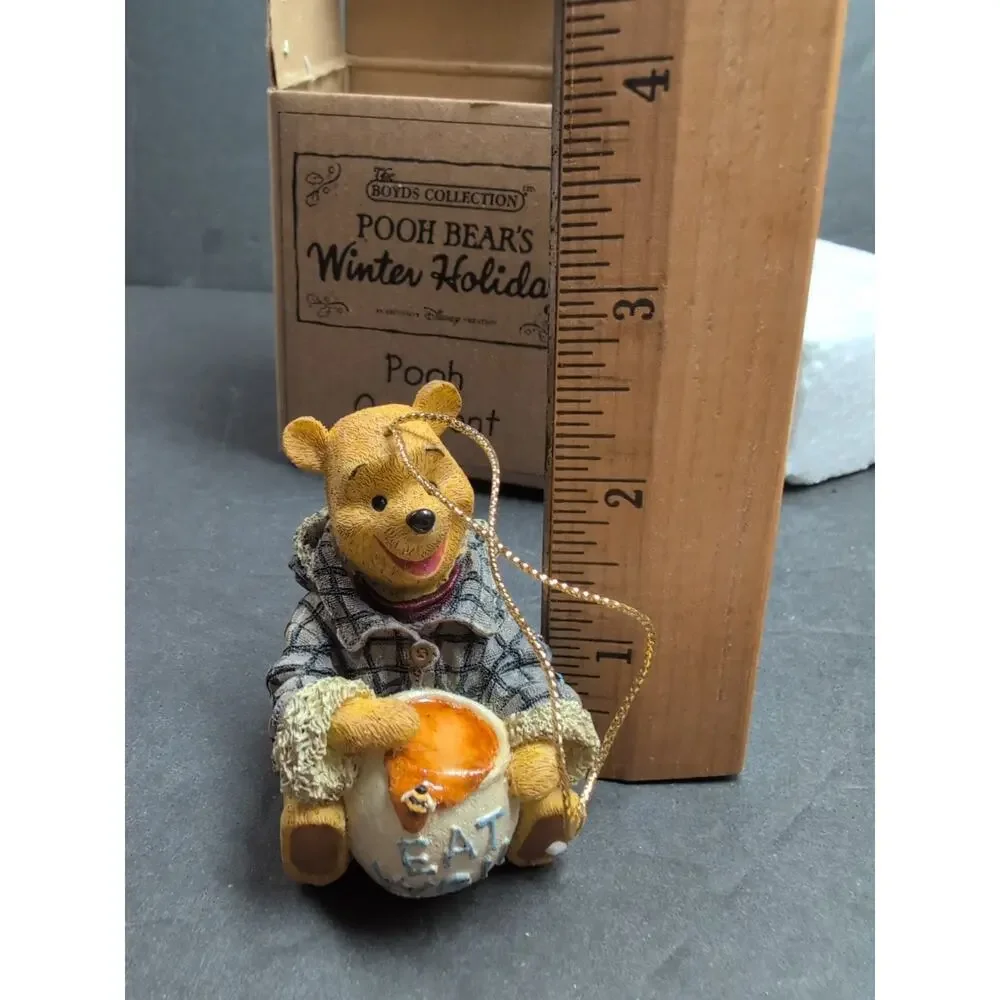 Boyds Disney Winnie The Pooh Winter‎ Holiday Ornament New Open Box